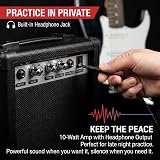 RockJam Electric Guitar Kit with Amp Bag Whammy Strap Lead Lessons view 2