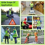 Chyaya 2 Pack Hi Vis Vests Reflective Safety Waistcoats Running Cycling Work view 7