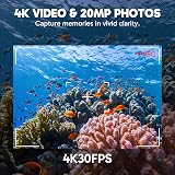 AKASO EK7000 Pro 4K Action Camera Touch Screen EIS Waterproof 131FT w/ view 5