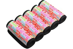 XioioiX Luggage Handle Wrap for Suitcase-Printed Bright Neoprene Luggage Tags/Grips/Identifiers/Markers/Covers/Gripper for Suitcases Carry On Bags 5 Packs (Hello)