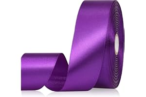 Sagaat Black Ribbon 1-1/2 Inch, 60 Yards Black Satin Ribbon for Gift Wrapping, Fabric Ribbon for Flower Bouquet Crafts Wedding Christmas Halloween