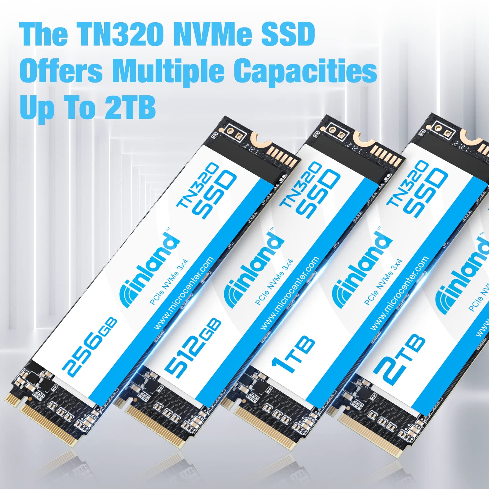 INLAND TN320 512GB NVMe M.2 PCIe Gen3x4 2280 Internal Solid State Drive SSD - Up to 2000 MB/s, 3D NAND, Storage and Memory for Laptop & PC Desktop
