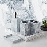 Sweet Home Collection Bathroom Accessories Unique Collections Modern Classic Contemporary Decorative Beautiful Designs Bath Shower Tub Décor, 4 Piece Set, Casanova(Pack of 1)