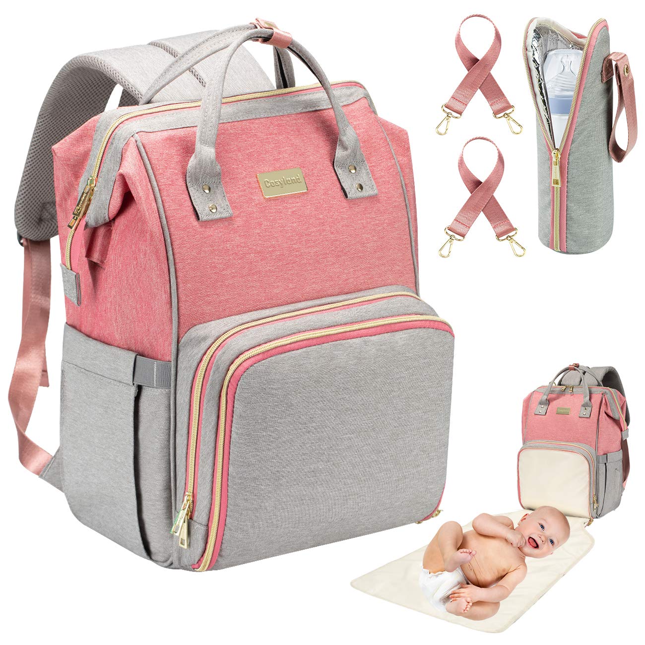 Diaper bag with built in changing station Clearance