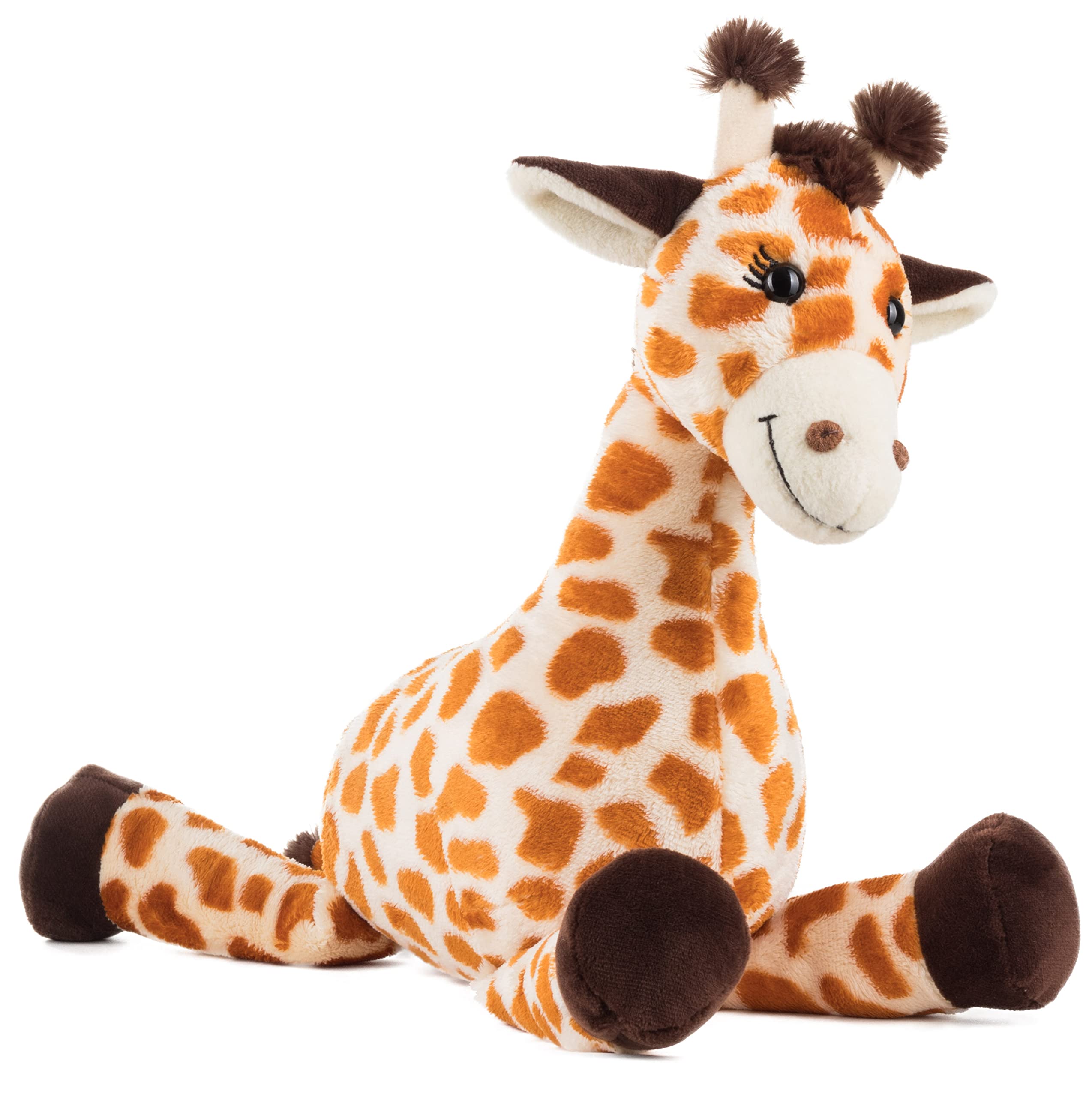 Schaffer 5563 Bahati Plush Giraffe, Brown, Height - 36 cm