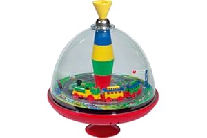 KSMTOYS Classic Train Spinning Top Toy Real Action and Sounds When The top Spins. Durable 9.5" x 7.5" x 7.5" Ages 18 m+