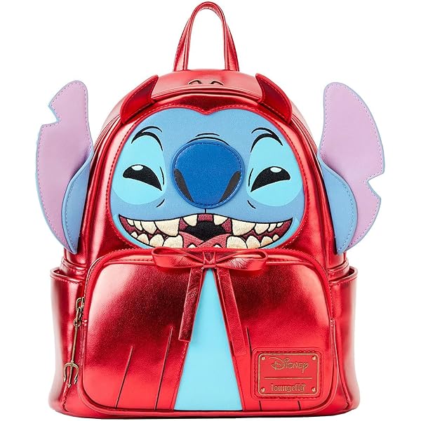 Amazon.com: Loungefly Disney Vampire Stitch Bowtie Womens  display picture 3