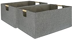 FUULOXE Storage Bin for Shelves Rectangle Closet