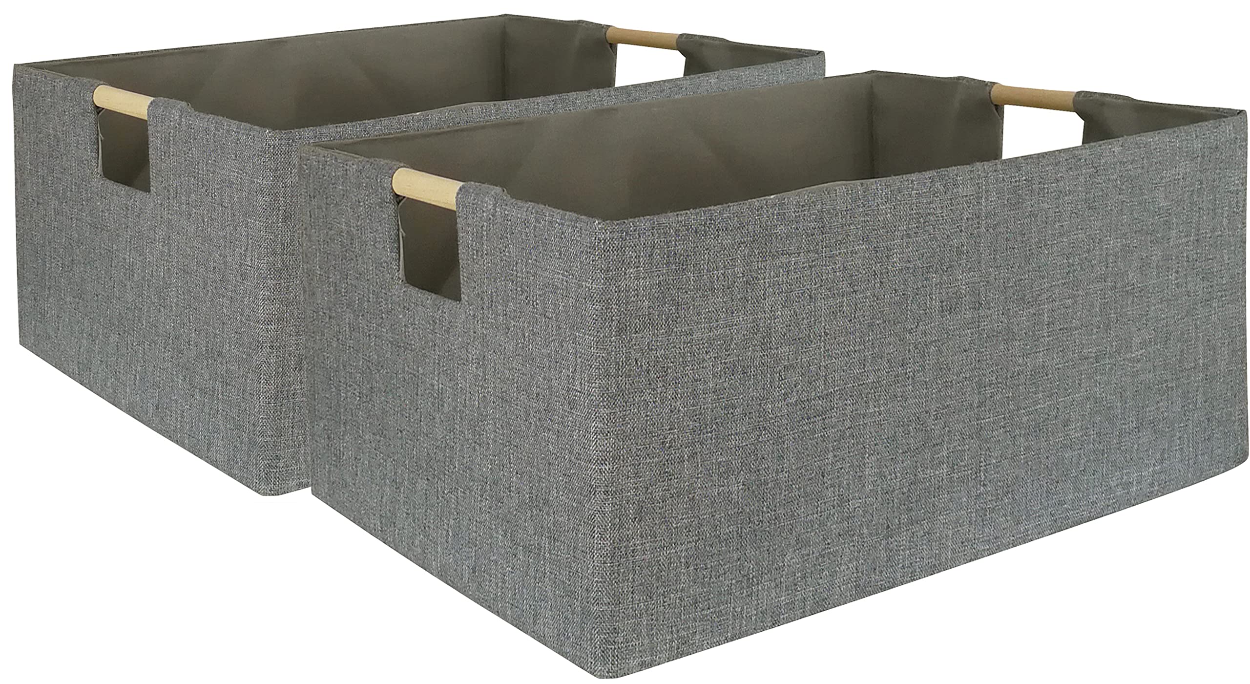 FUULOXE Storage Bin for Shelves Rectangle Closet