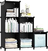 HOMIDEC 6 Cube Storage Bookcase Shelves Premium Modular Organizer