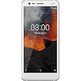 Nokia 3.1 Smartphone Android One (5,2", HD+, Cámara 13MP en la trasera y 8MP en la frontal, 2GB de RAM, 16GB de memoria interna, Doble SIM, Android 8 Oreo) Blanco