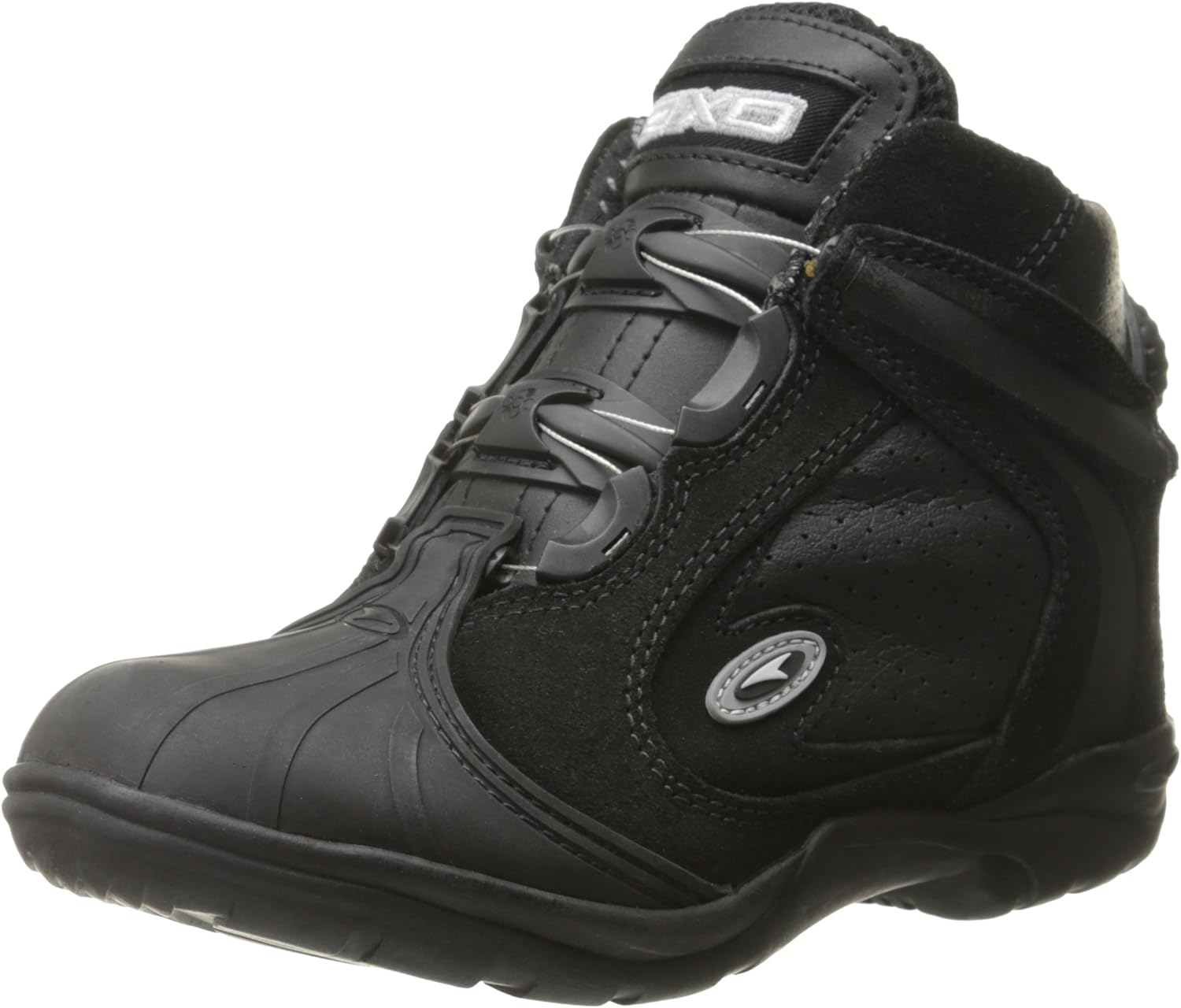 AXO Striker Riding Boots (Black, Size 4) Automotive