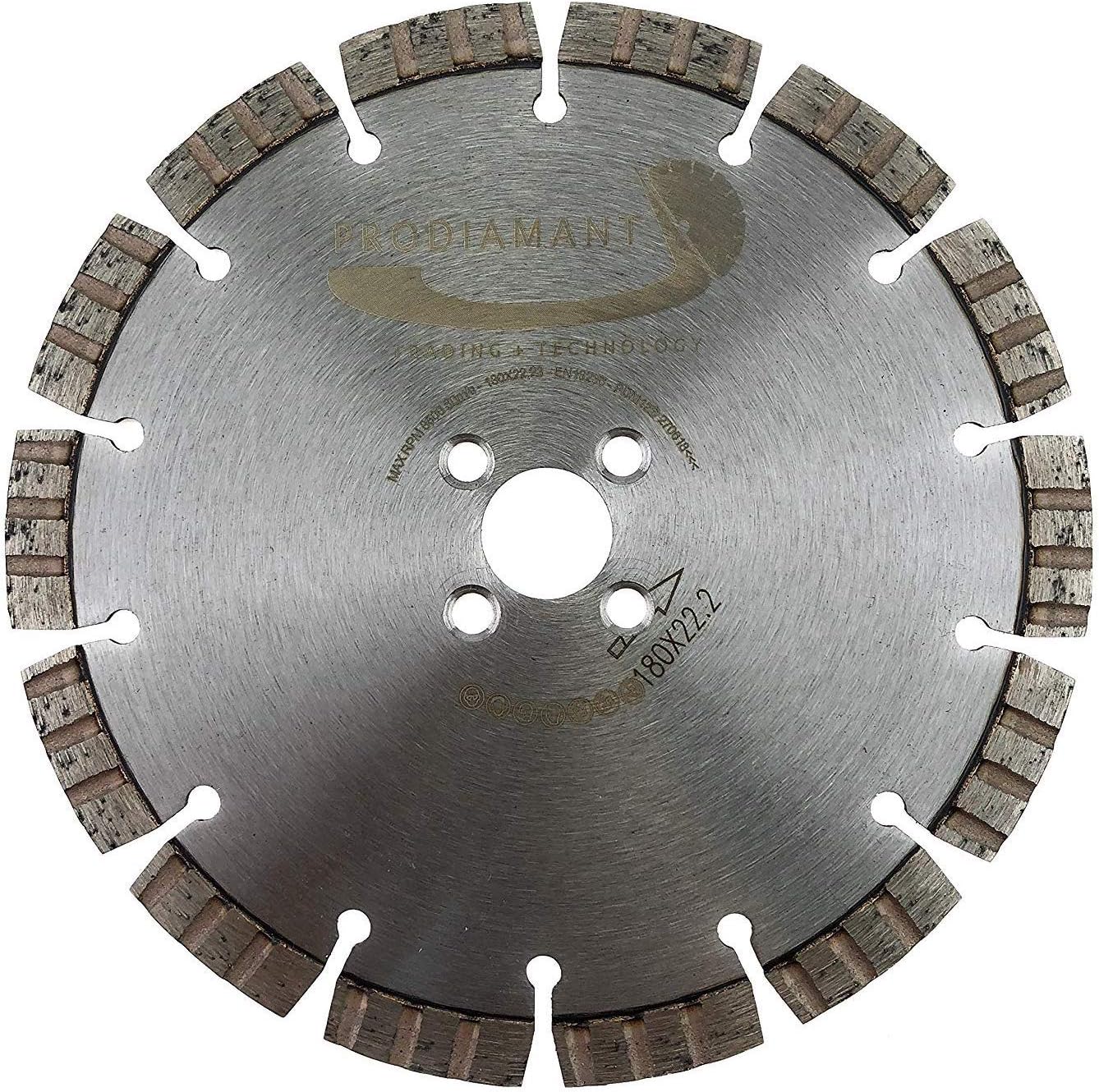 PRODIAMANT Diamond Saw Blade concrete 180 mm 7" suitable for Lamello diamond cutting disc 180mm for window milling