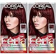 L'Oreal Paris Feria Multi-Faceted Shimmering Permanent Hair Color, R48 Intense Deep Auburn, Hair Dye Kit, Pack of 2