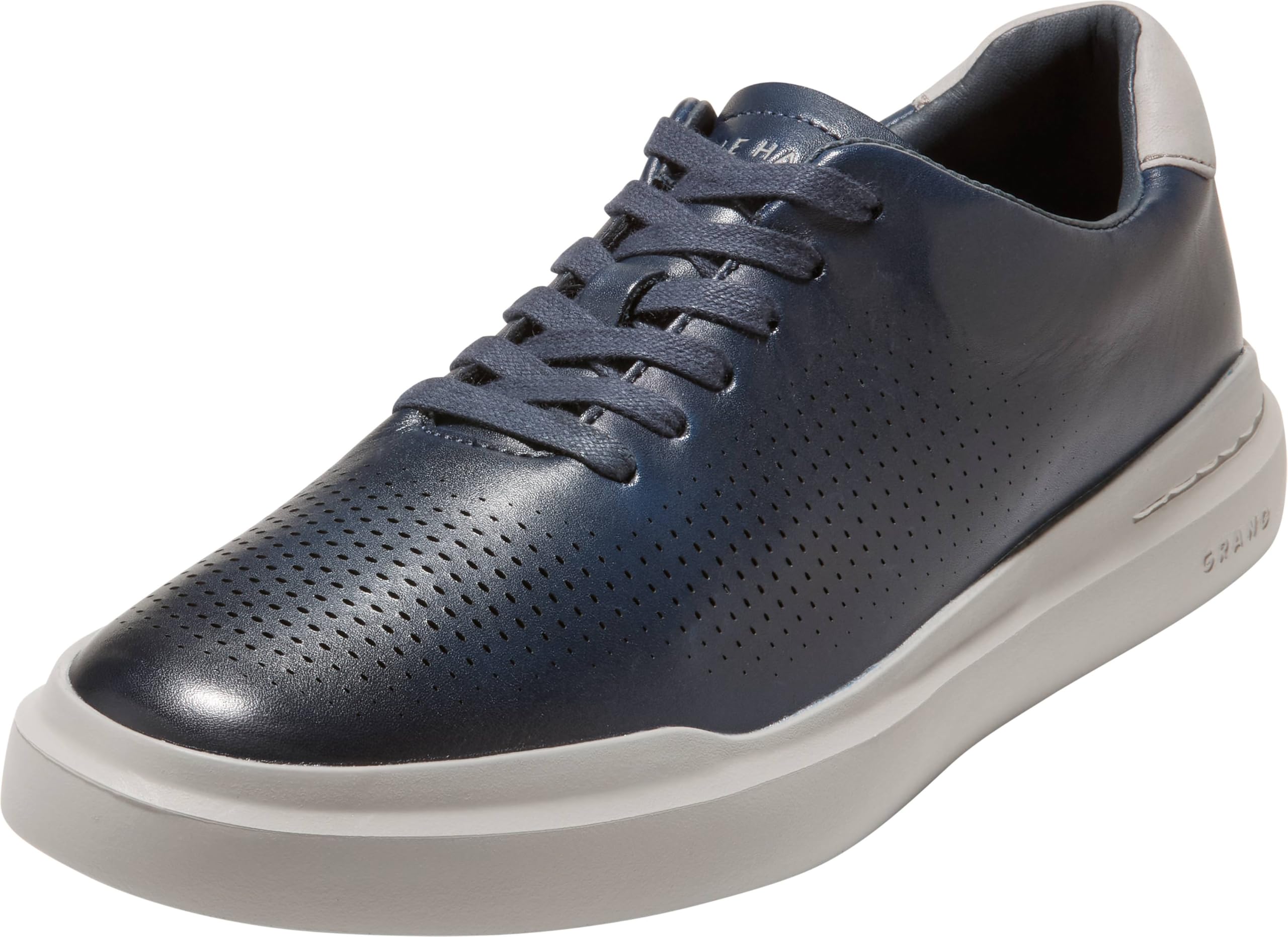 Cole Haan Men's Grandpro Rally Laser Cut Sneakers, Midnight Moon/Paloma/Paloma, 9-M US Image