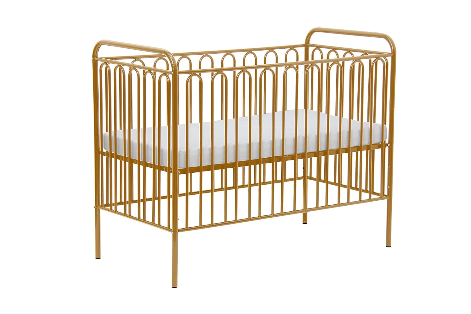 gold baby cot