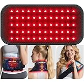 Infrared Red Light Therapy for Body, Red Light Therapy Pad with 660nm Redlight & 850nm Infrared Light Therapy Belt for Lower Back Neck Knee Feet