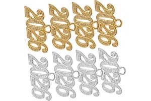 Holibanna 20Pcs Class of 2026 Jewelry Charms Zinc Alloy Graduation Pendants for Necklaces New Year Celebrations Portable Size