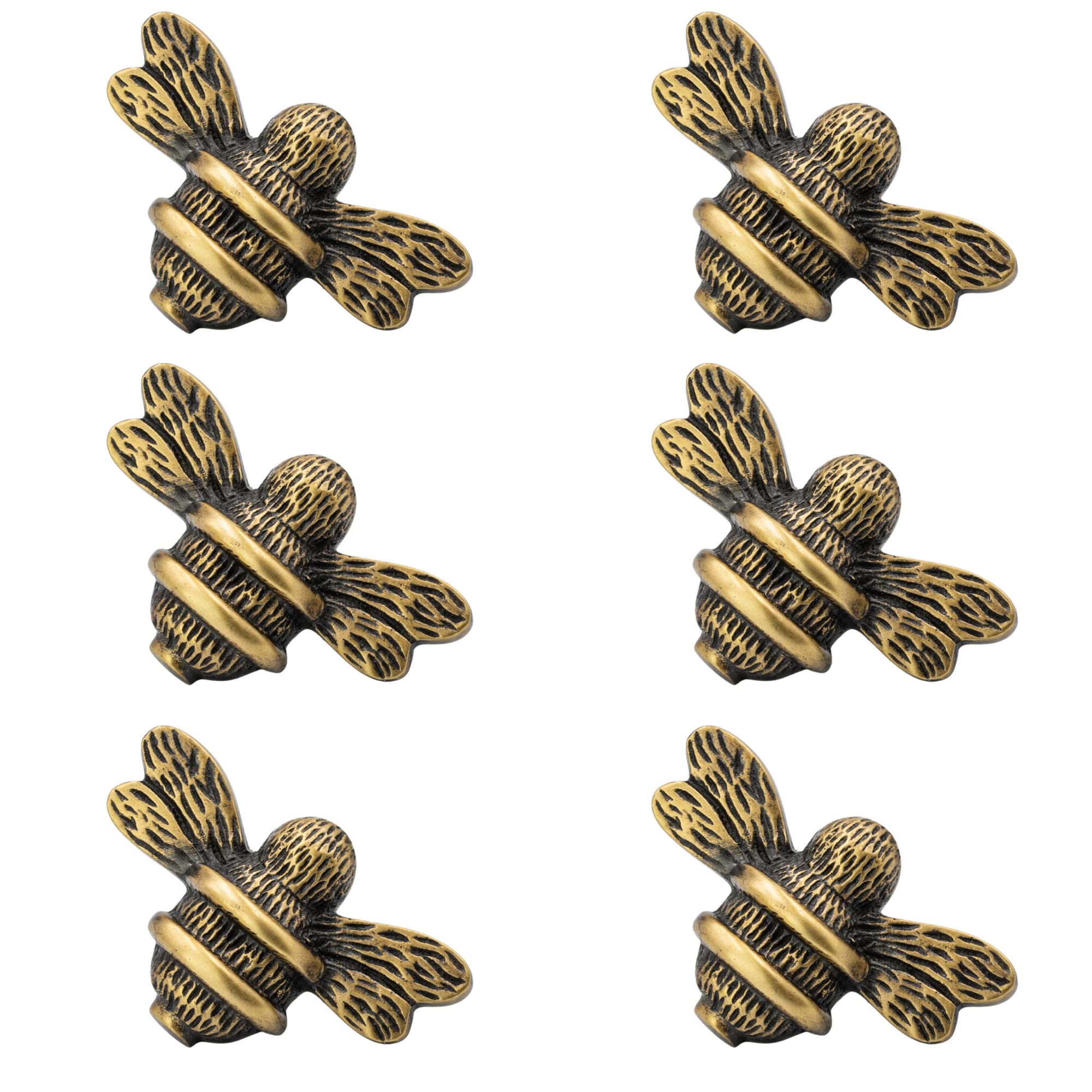 Brass bee 6 x Bumble Bee Drawer Knob | Drawer Handle | Bee Cabinet knob | Cupboards, Doors, Cabinets & Drawers in Nickel Finish