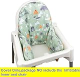 ZARPMA Inflatable Cushion Inner Cover for IKEA Antilop Highchair Green view 2