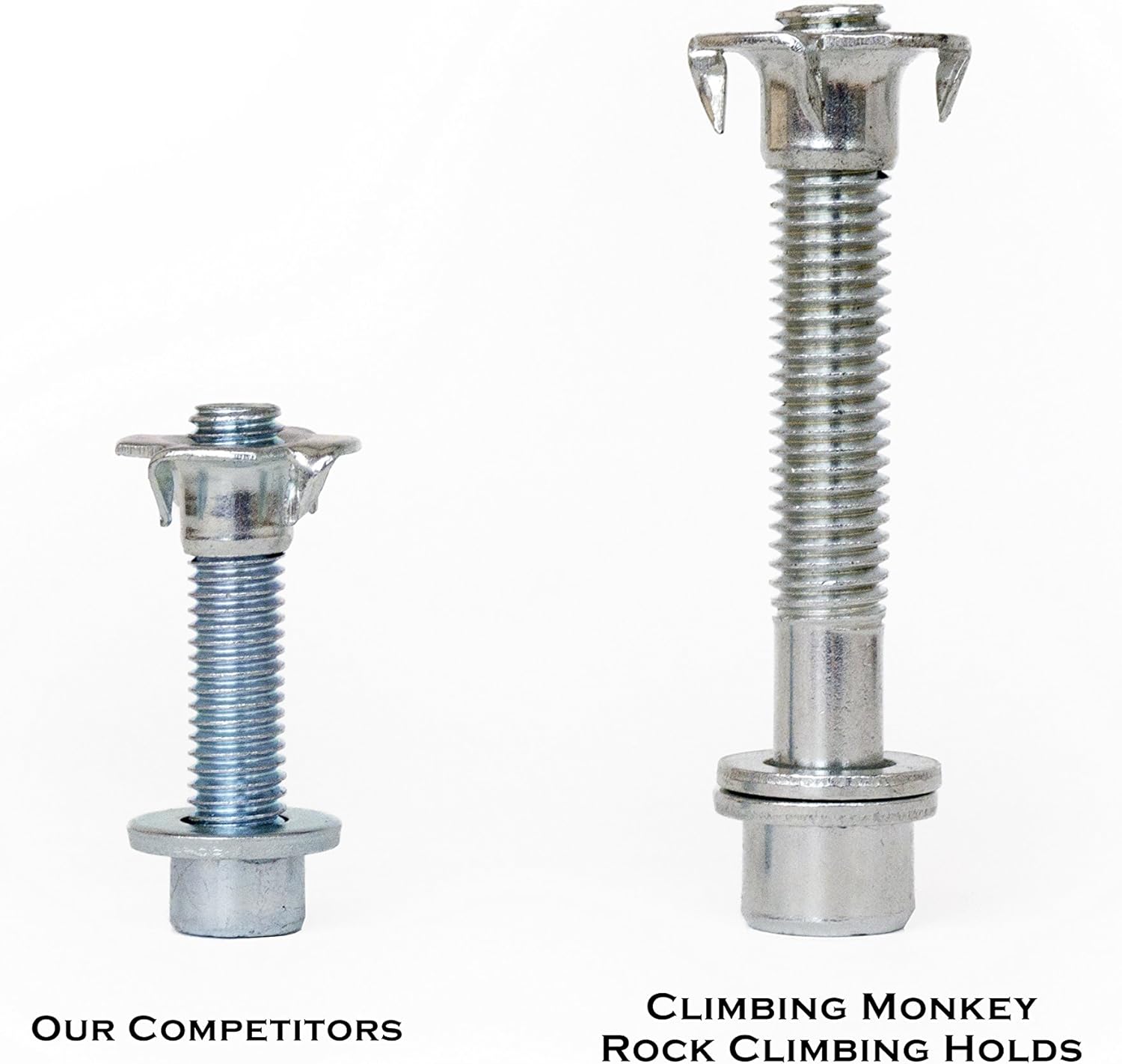 Climbing Monkey Climbing Holds -- 25 Rock Climbing Holds - Premium HD Mounting Hardware Included -- Climbing Rocks for DIY Rock Climbing Wall: Toys & Games