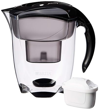 Brita Wasserfilter Elemaris XL, inkl. 1 Maxtra+ Filterkartusche schwarz