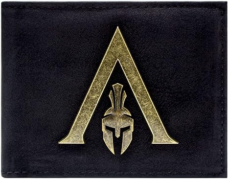 Assassins Creed Odyssey Sparte Logo Portefeuille Noir Amazon Fr Bagages