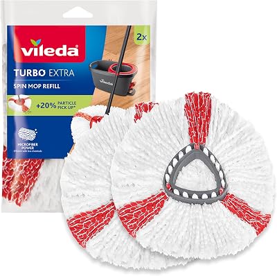 Turbo Recambio Original para Fregona, Pack de 2, Suelos Duros