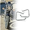 ECOTRIC Engine Guard Highway Crash Bar Compatible with 1997-2016 Yamaha V-Star Dragstar 400 650 XVS650 Classic & Custom Chrome