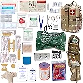 Universal IFAK Trauma First Aid Kit Molle Pouches Emergency Survival Kit Suitable for Home, car, Travel, Camping, Hiking, Sports, Outdoor Emergencies-Quick Response First Aid Essentials(CP)