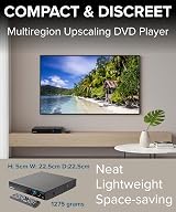 Grouptronics GTDVD-181 Compact Multi Region DVD Player with Karaoke & USB view 2