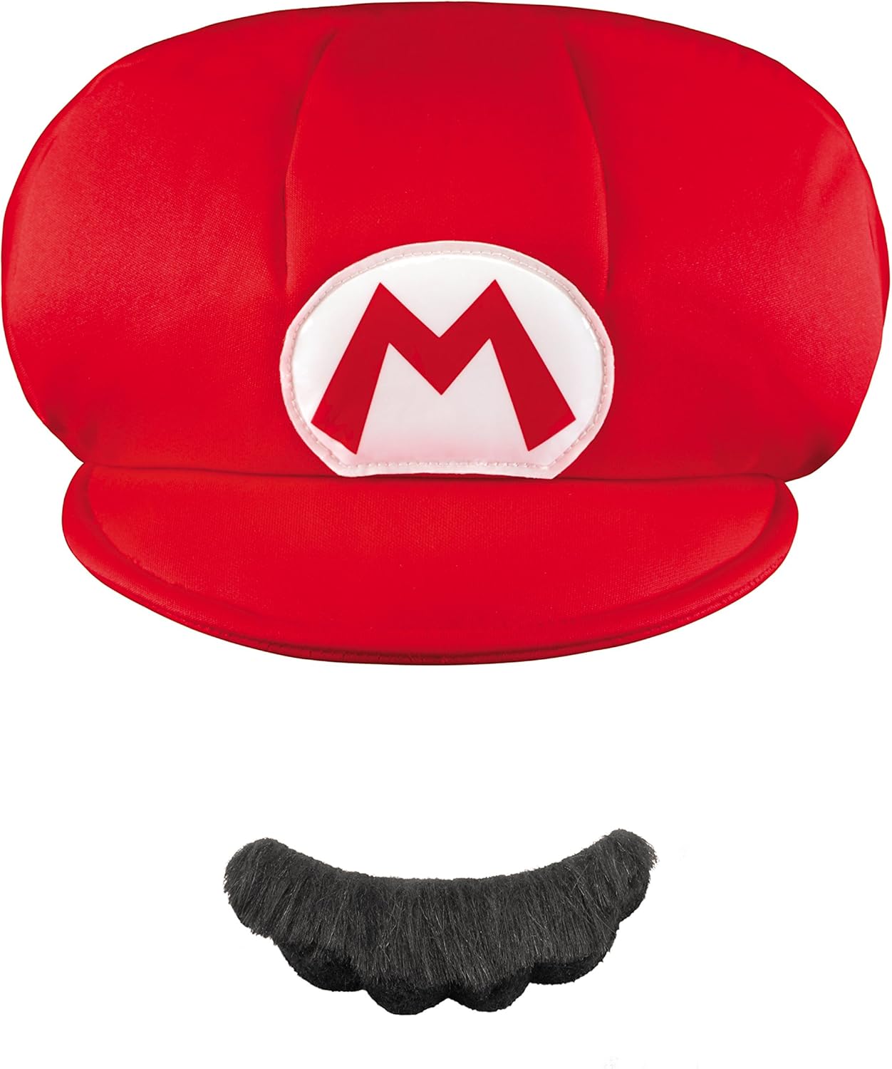 Nintendo Super Mario Brothers Mario Child Hat and Mustache, One Size Child: Toys & Games