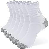 Anfuhug Men'S Sports Socks Size 8-11, Ankle Support, Ankle Protection, Seamless Cushioning Design, Moisture Wicking