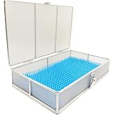 Sterilization Tray with Lid &amp; Silicone Mat &ndash; 9.84"x5.9"x2" (25x15x5cm), 304 Stainless Steel Instrument Tray &ndash; Perforated Mesh Instrument Basket for Medical, Surgical, Dental Clinics, Hospitals &amp; Labs