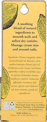 Burt's Bees Lemon Butter Cuticle Cream 0.6 oz view 2