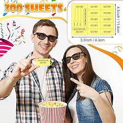 Kosiz 300 Sheets Raffle Tickets Sheets Hold This