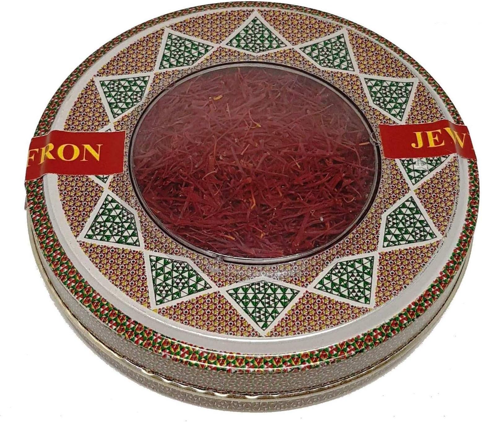 Jewel Saffron - Iranian High Grade Negin Saffron (2 g) in Persian Metal Box