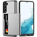 Nvollnoe for Samsung S22 Case with Card Holder 5G