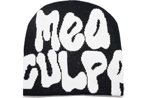 Dqiwlvy Women Y2k Beanies MEA Beanie Wireless Winter Knit Skull Cap Winter Hat Warm Knitted Cap