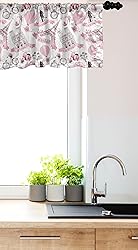 Ambesonne Paris Window Valance Pack of