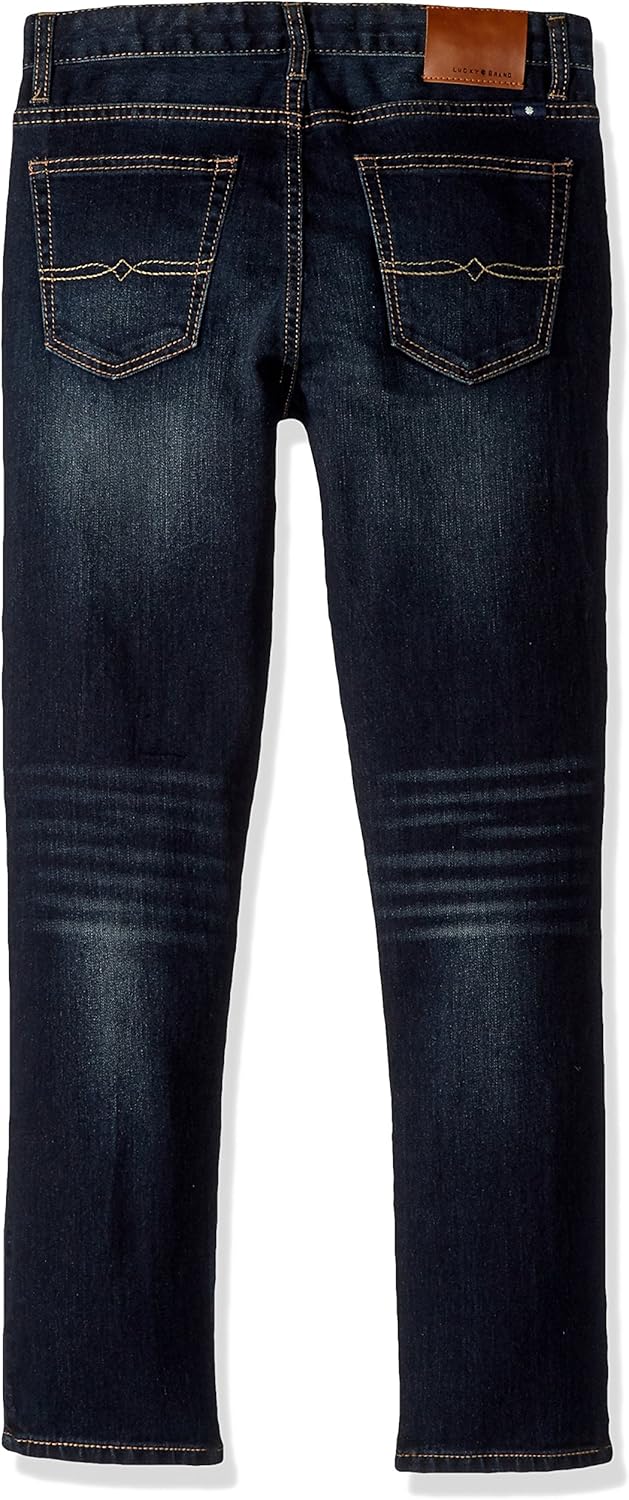 Lucky Brand Boys' 5-Pocket Skinny Fit Denim Jean: Clothing