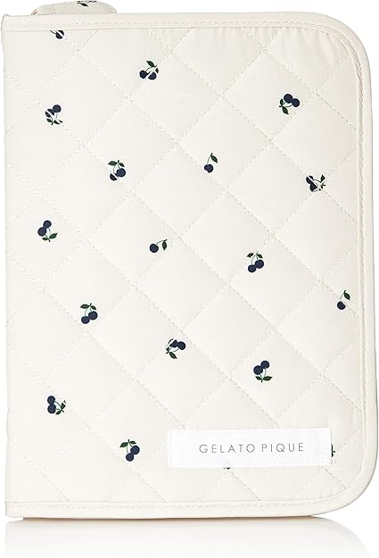Amazon ジェラート ピケ キルティングチェリー柄縦型母子手帳