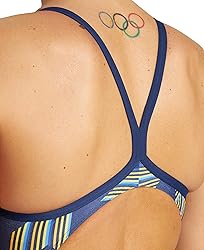ARENA Puzzled Light Drop Back Women's One Piece