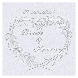 OFCCUSTOM Wedding Embosser Personalized Name Date