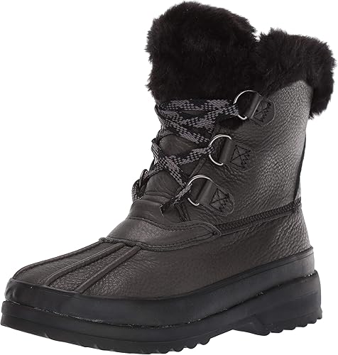sperry black winter boots
