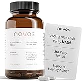 Novos Boost NMN - Contains 250 mg of High-Purity NMN, 60 Capsules, Supports Cellular Repair and DNA Protection, Boosts NAD+
