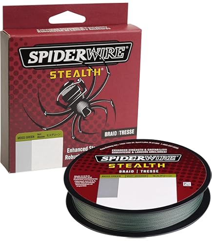 Spiderwire Stealth Braided Fishing Line – 30lb Test, 125 Yards, Hi