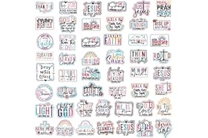 Wavwavw 50 Pcs Christ Bible Iron on Patches Religion Jesus Embroidered Applique Christian Sew on Patches for Sunday Clothes Hats Backpacks Jackets Accessories Party Supplies