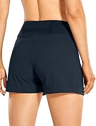 CRZ YOGA Women's Lightweight Mid Rise Hiking Shorts