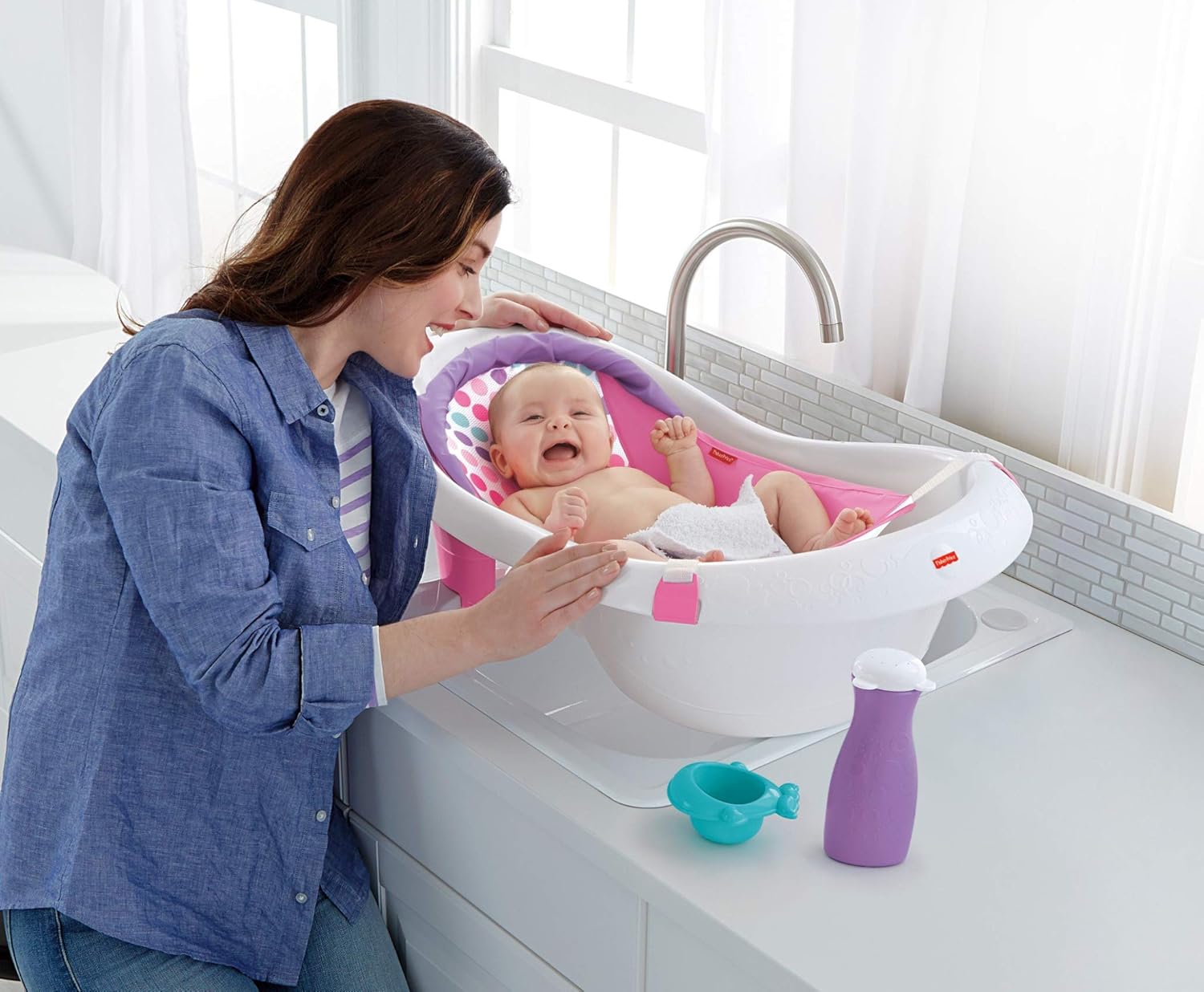 Fisher-Price 4-in-1 Sling 'n Seat Tub : Baby